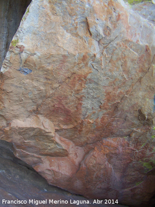 Pinturas rupestres de la Peña Escrita. Grupo IX - Pinturas rupestres de la Peña Escrita. Grupo IX. Panel