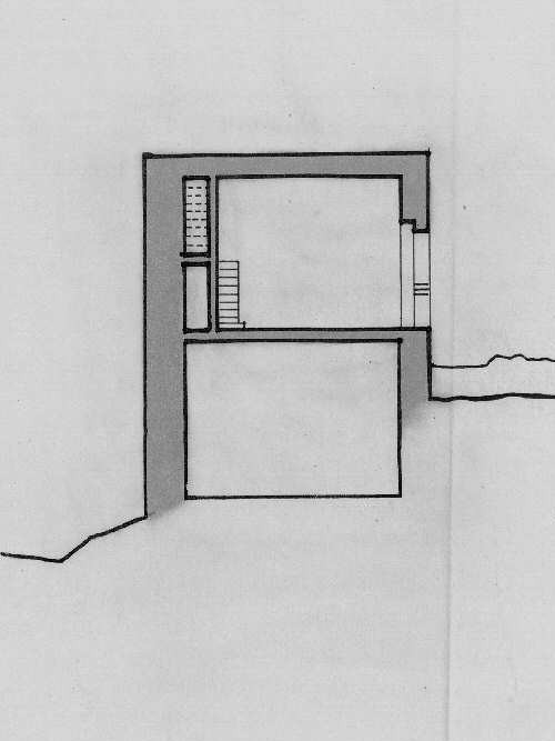 Castillo Nuevo de Santa Catalina. Torre de la Vela - Castillo Nuevo de Santa Catalina. Torre de la Vela. Plano sección. IPCE 1962