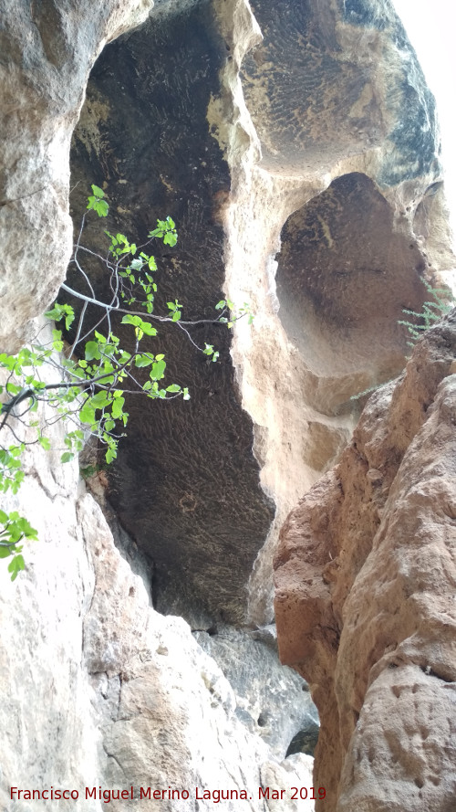Oratorio visigodo de Giribaile. Celdas - Oratorio visigodo de Giribaile. Celdas. Habitáculos altos