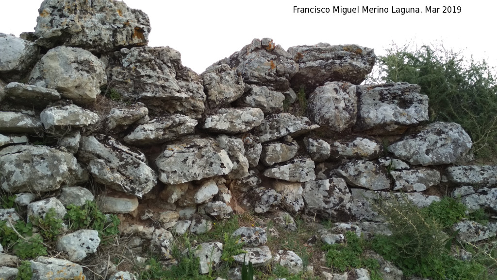 Oppidum de Giribaile. Gran Muralla - Oppidum de Giribaile. Gran Muralla. 