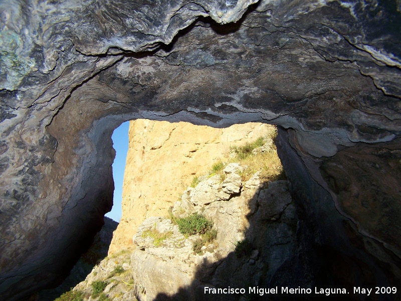 Pinturas rupestres de la Cueva Escondida de los Caones - Pinturas rupestres de la Cueva Escondida de los Caones. 