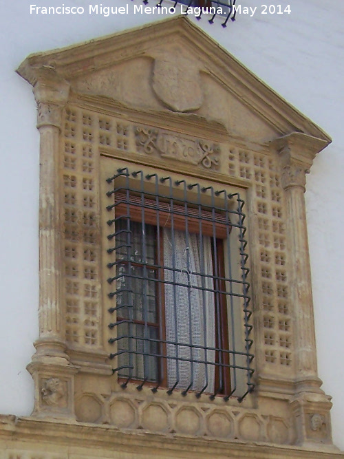 Casa de la Calle Agustín Moreno nº 37 - Casa de la Calle Agustín Moreno nº 37. Ventana