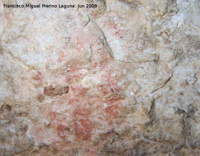 Pinturas rupestres de la Cueva de Río Frío - Pinturas rupestres de la Cueva de Río Frío. Manchas