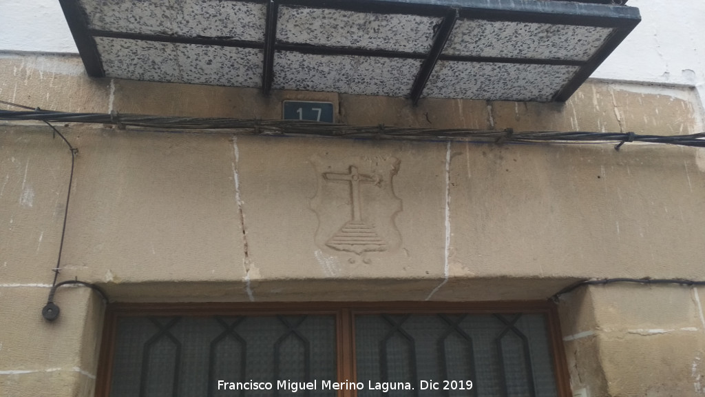 Casa de la Calle Trapero n� 17 - Casa de la Calle Trapero n� 17. Dintel