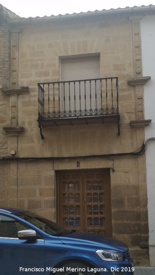 Casa de la Calle Conde Mejorada n� 9 - Casa de la Calle Conde Mejorada n� 9. Fachada