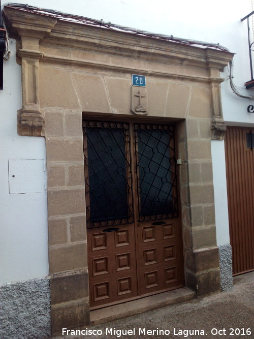 Casa de la Calle Niño Jesús n° 20 - Casa de la Calle Niño Jesús n° 20. Portada