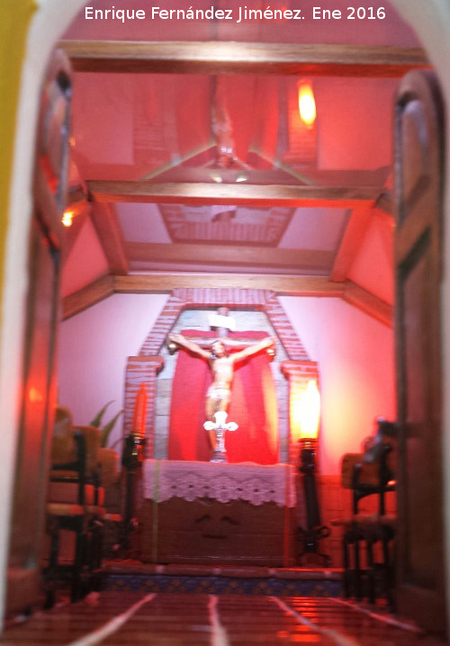 Ermita del Cristo del Perdón de la Asomada - Ermita del Cristo del Perdón de la Asomada. Maqueta de Enrique Fernández Jiménez
