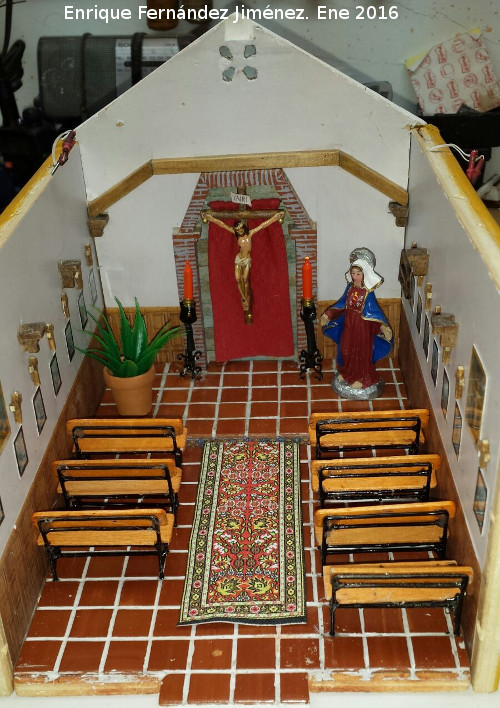 Ermita del Cristo del Perdón de la Asomada - Ermita del Cristo del Perdón de la Asomada. Maqueta de Enrique Fernández Jiménez