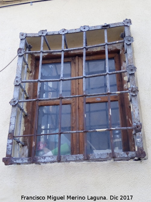 Rejería de rosetas - Rejería de rosetas. Calle Montero Moya - Jaén