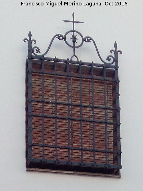Rejería de rosetas - Rejería de rosetas. Calle Merced - Baeza