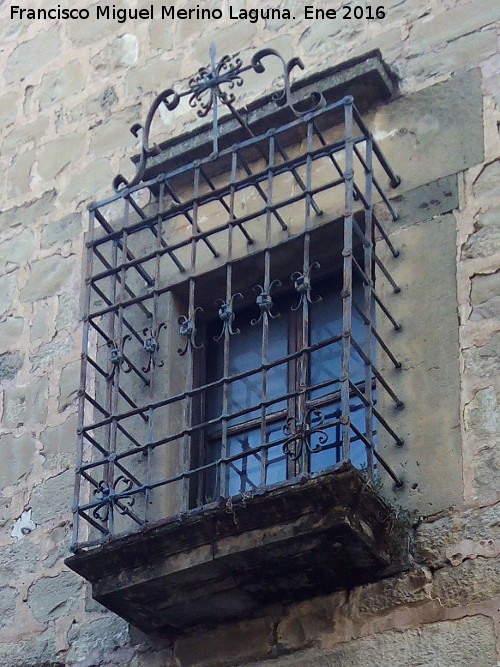 Rejería de rosetas - Rejería de rosetas. Calle Nueva - Torreperogil