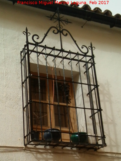 Rejería de rosetas - Rejería de rosetas. Calle Pastores - Úbeda