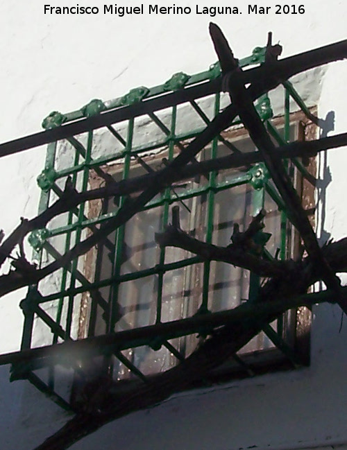 Rejería de rosetas - Rejería de rosetas. Calle Rosel - Albanchez de Mágina