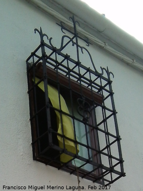 Rejería de rosetas - Rejería de rosetas. Plaza Olleros - Úbeda