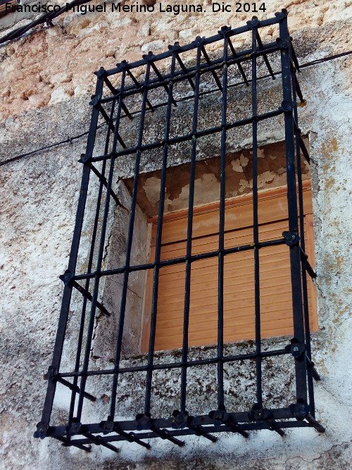 Rejería de rosetas - Rejería de rosetas. Castillo de Valdemarín - Orcera