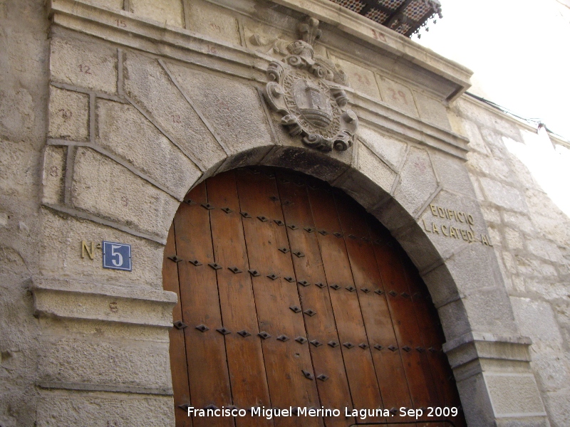 Casa de la Calle Montero Moya nº 5 - Casa de la Calle Montero Moya nº 5. 