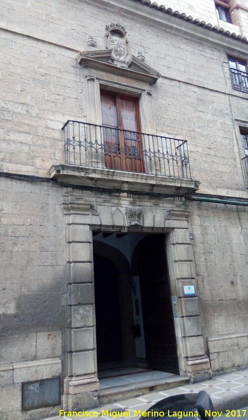 Palacio del Marqués de Navasequilla - Palacio del Marqués de Navasequilla. Portada