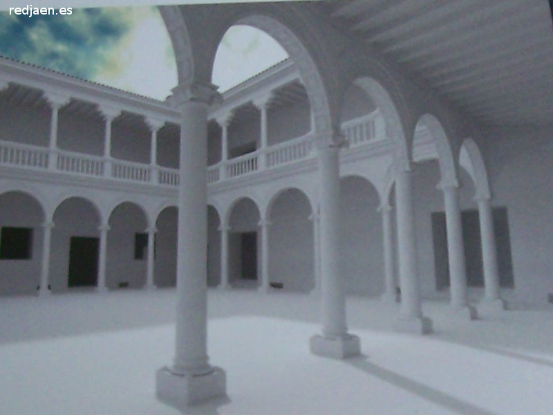 Castillo de Sabiote. Patio de Armas - Castillo de Sabiote. Patio de Armas. Reconstrucción virtual