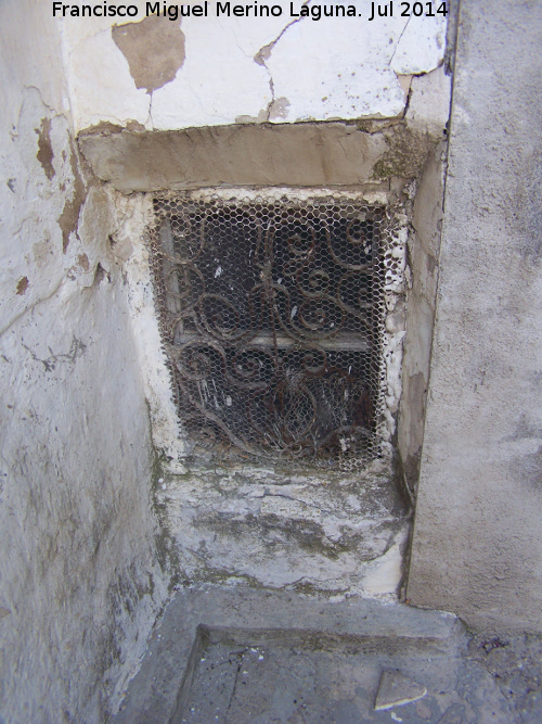 Casa de la Calle Ceperos nº 12 - Casa de la Calle Ceperos nº 12. Reja de forja