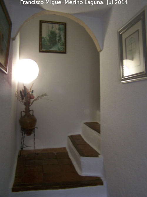 Casa de la Calle Cruz n 11 - Casa de la Calle Cruz n 11. Escaleras a la guardilla
