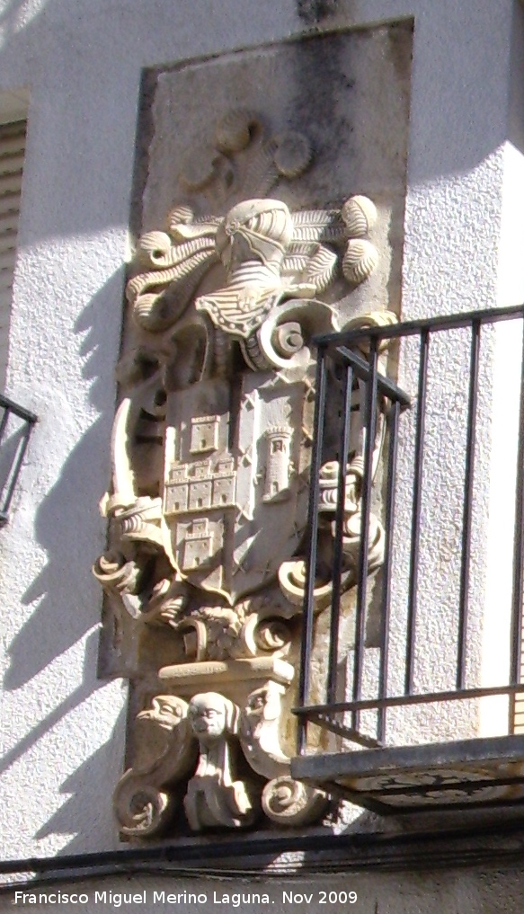Palacio de Gracia - Palacio de Gracia. Escudo izquierdo