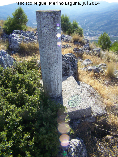 Vértice geodésico del Salto de la Yegua - Vértice geodésico del Salto de la Yegua. 