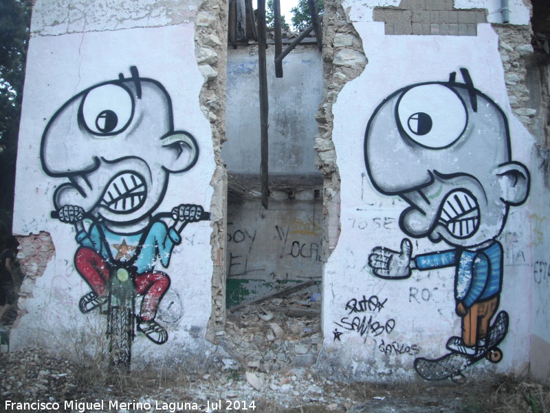 Casería del Santo Cristo de Límpias - Casería del Santo Cristo de Límpias. Grafitis