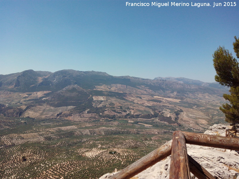 Sierra de Grajales - Sierra de Grajales. Desde el Mirador de la Peña de los Buitres