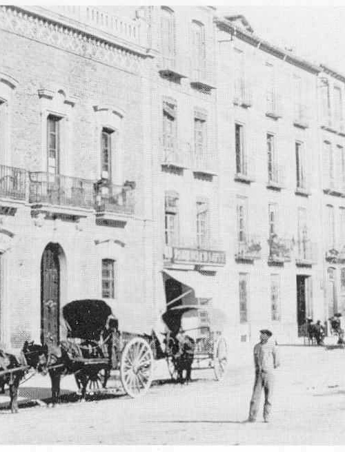 Casa de la Plaza de la Constitucin n 5 - Casa de la Plaza de la Constitucin n 5. Foto antigua