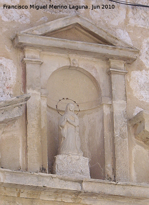 Iglesia de la Natividad de Nuestra Señora - Iglesia de la Natividad de Nuestra Señora. Hornacina