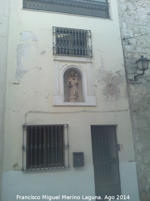 Hornacina de la Calle Cruces - Hornacina de la Calle Cruces. Situación