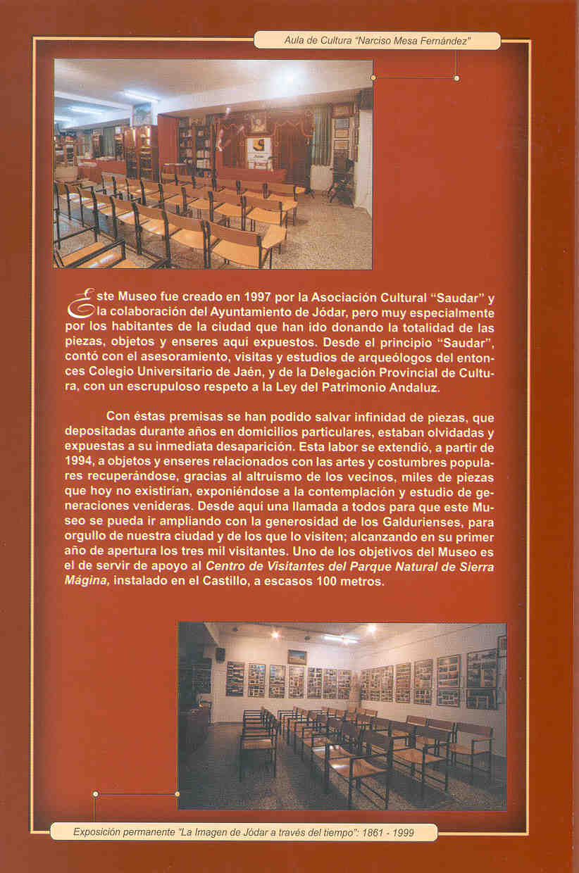 Museo de Jódar - Museo de Jódar. Folleto página 2