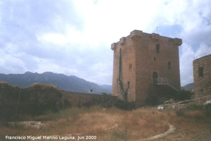 Castillo de Jódar - Castillo de Jódar. Torre Vieja en proceso de reconstrucción
