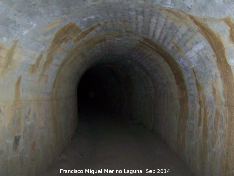 Túnel del Jándula - Túnel del Jándula. Parte de hormigón