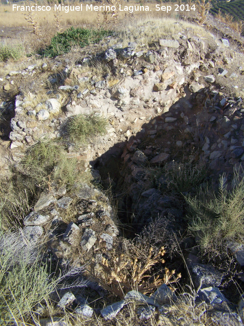 Oppidum Puente Tablas. Muralla - Oppidum Puente Tablas. Muralla. Torreón