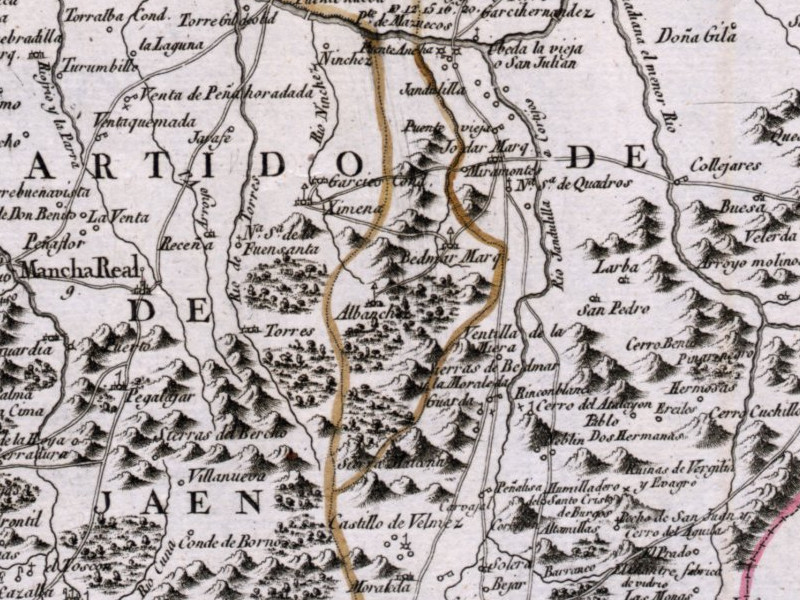 Puente Viejo - Puente Viejo. Mapa 1787