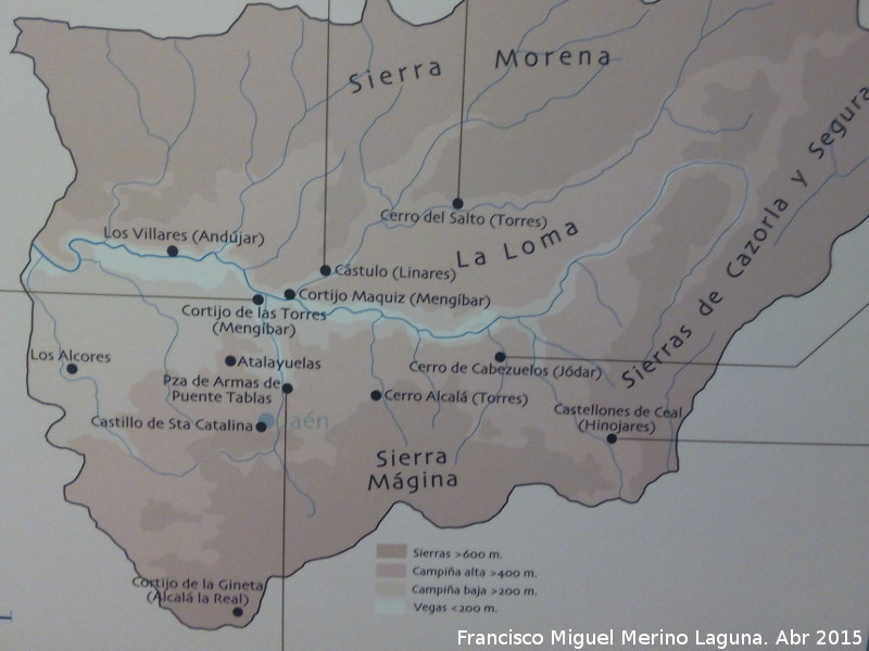 Cerro de la Gineta - Cerro de la Gineta. Poblados fortificados del Bronce Tardío de la Provincia de Jaén