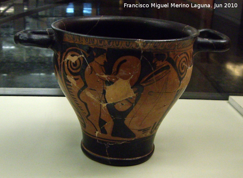 Historia de La Guardia - Historia de La Guardia. Cerámica griega siglos V-IV a.C. Museo Provincial