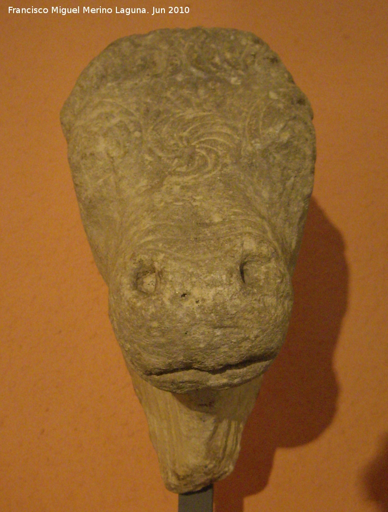 Historia de La Guardia - Historia de La Guardia. Figura zooforma siglo V a.C. de necrópolis ibérica. Museo Provincial
