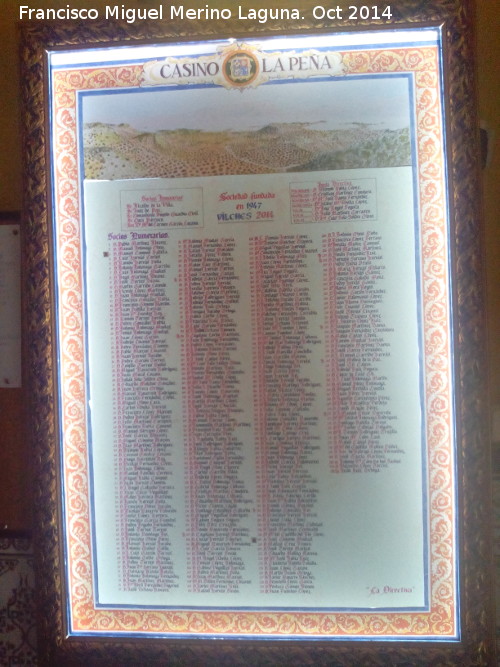 Casino La Peña - Casino La Peña. Cartel