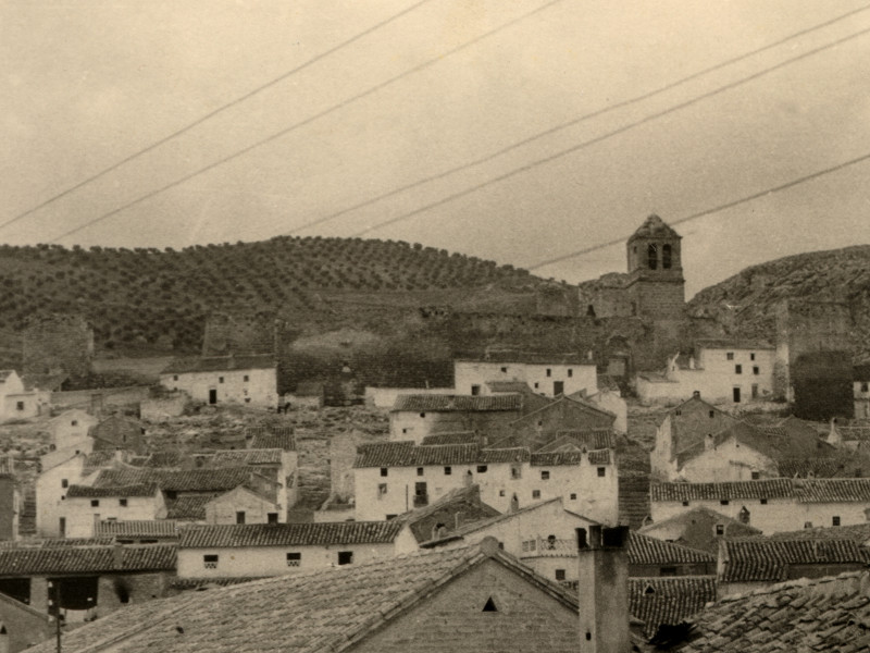 Castillo de La Guardia - Castillo de La Guardia. Foto antigua