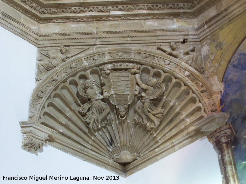Convento de Santo Domingo - Convento de Santo Domingo. Escudo de Rodrigo de Messía
