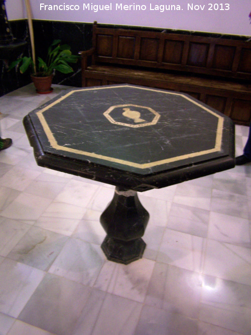 Convento de Santo Domingo - Convento de Santo Domingo. Mesa de la sacristía