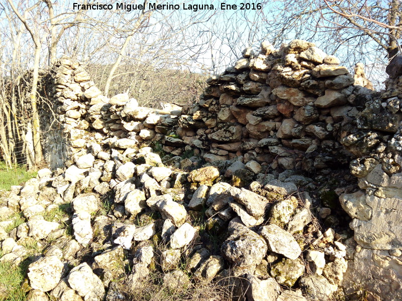 Cortijo de la Camua - Cortijo de la Camua. Muro de piedra seca