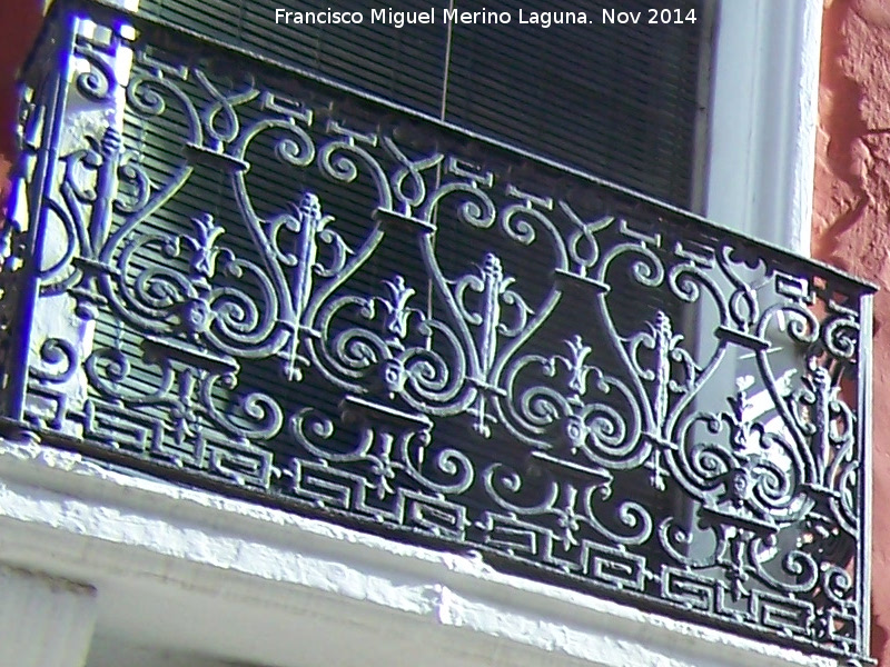 Casa de la Calle La Feria nº 25 - Casa de la Calle La Feria nº 25. Balcón