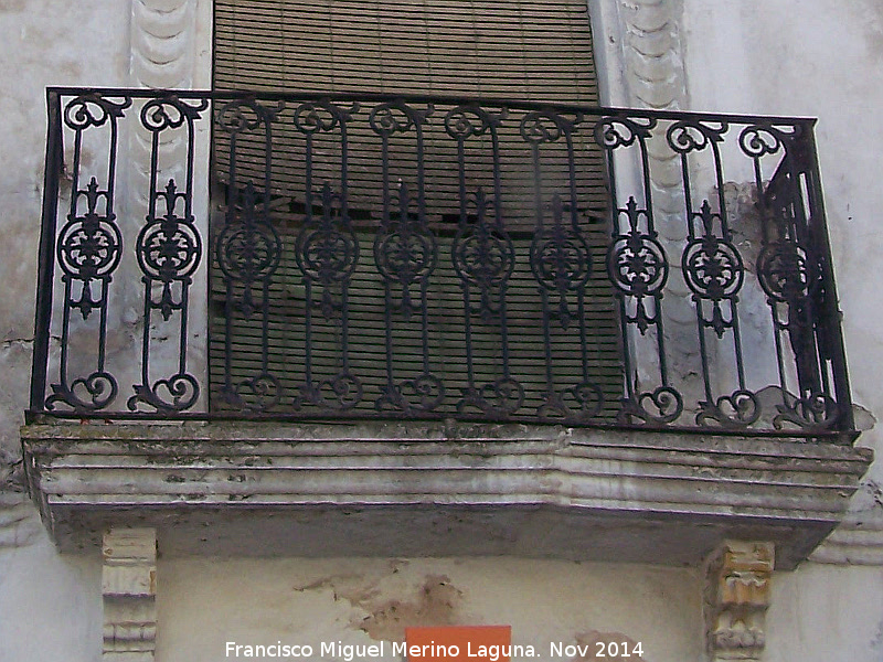 Cada de la Plaza de la Constitución nº 27 - Cada de la Plaza de la Constitución nº 27. Balcón