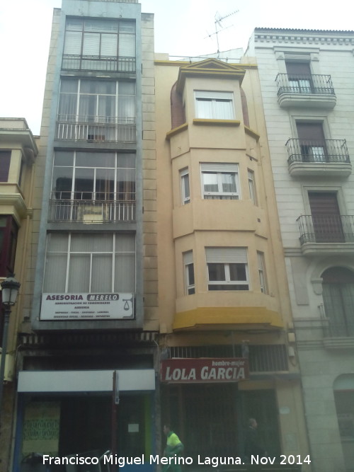 Edificio de la Calle Bernabé Soriano nº 21 - Edificio de la Calle Bernabé Soriano nº 21. 