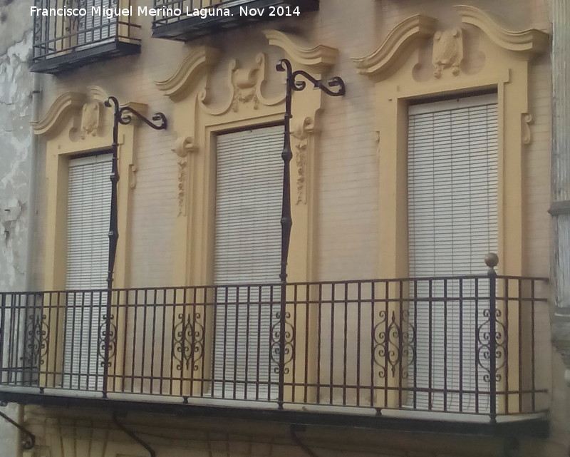 Casa de la Calle Real de San Fernando nº 74 - Casa de la Calle Real de San Fernando nº 74. Balcón corrido