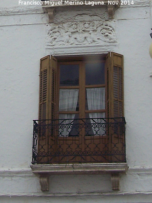 Casa de la Calle del Río nº 17 - Casa de la Calle del Río nº 17. Balcón