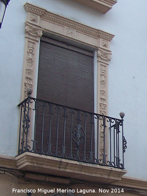 Casa de la Calle Carrera de las Monjas nº 17 - Casa de la Calle Carrera de las Monjas nº 17. Balcón